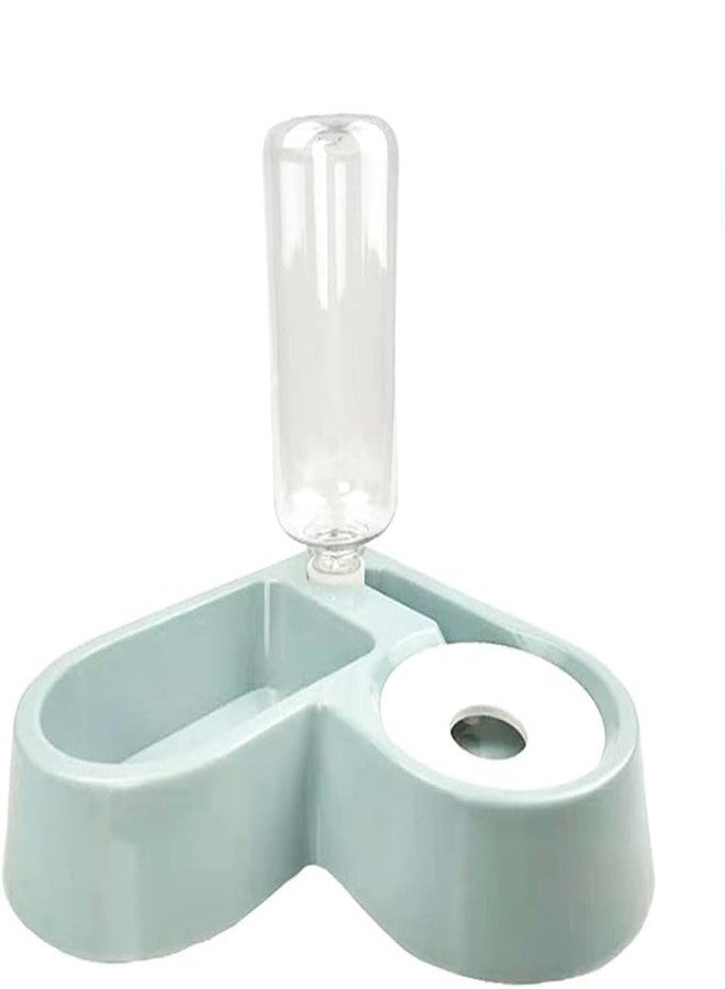 ZURITY Animal Feeding Plastic 2 in 1 Pet Bowl | Food Dispenser for Cat/Dog with Automatic Water Bottle | Pet Feeder Bowl | Pet Care Supplies (Pack of 1,Multicolor) - Image 1